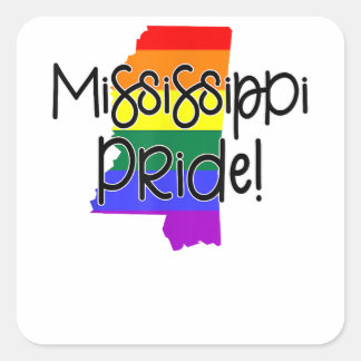 Mississippi Gay Pride  Square Sticker
