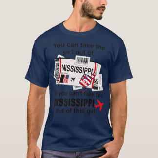 Mississippi GirlMississippi Boarding Pass  T-Shirt