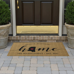 Mississippi Home State Personalised Doormat