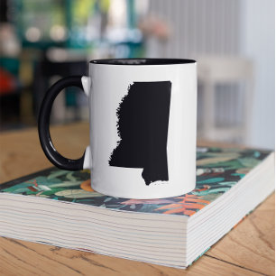 Mississippi in Black and White Mug