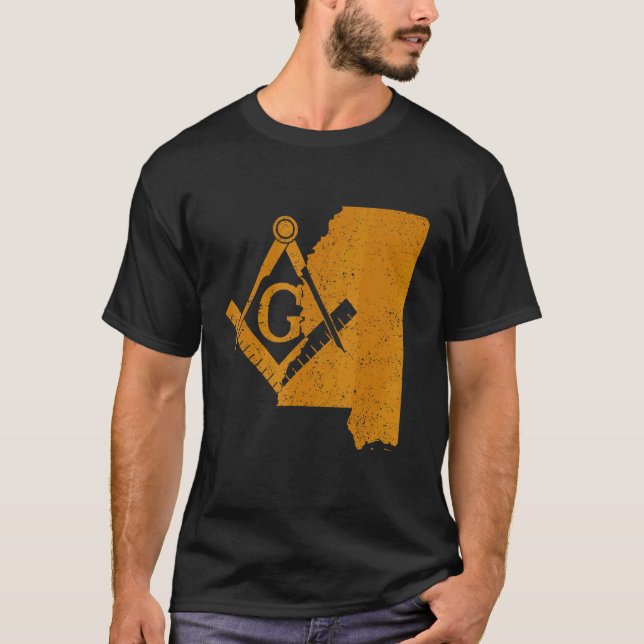 Mississippi Masons Grand Lodge Freemason Father's  T-Shirt (Front)