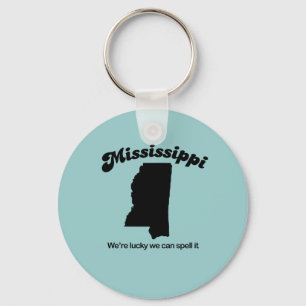 Mississippi Motto - Spell it Key Ring
