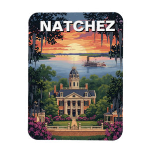 Mississippi Natchez Travel  Magnet