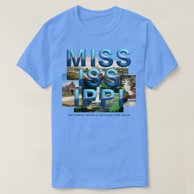 Mississippi National River T-Shirt (Design Front)