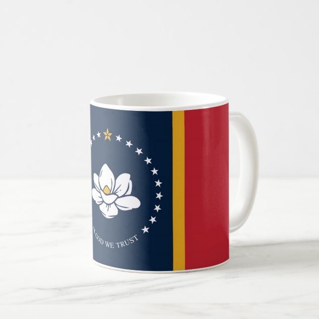 mississippi new flag usa united states america mag coffee mug (Front Right)