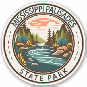 Mississippi Palisades State Park Illinois Badge