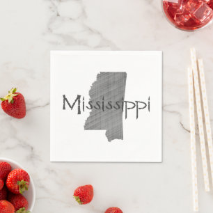 Mississippi Paper Party Napkins