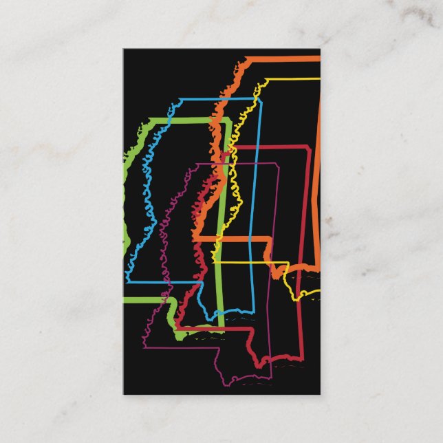 mississippi pride blur business card (Front)