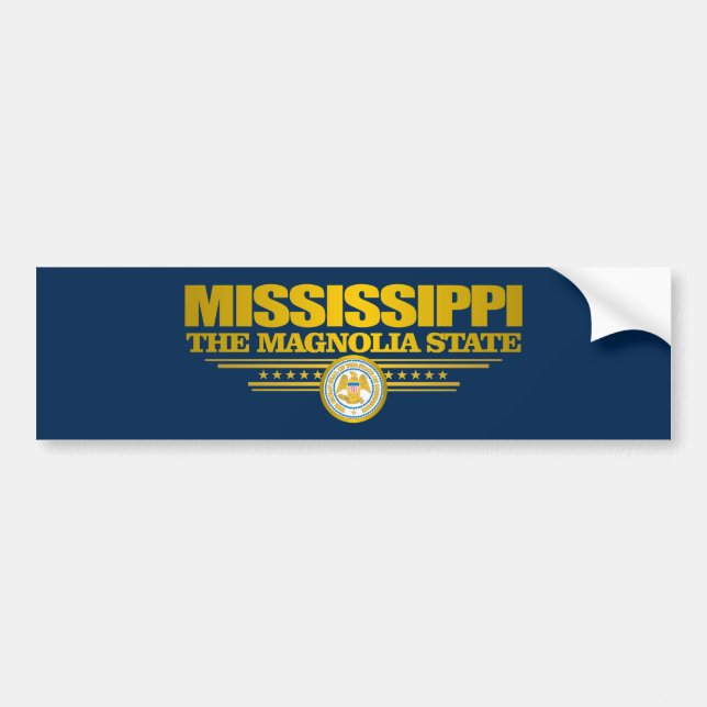 Mississippi Pride Bumper Sticker (Front)