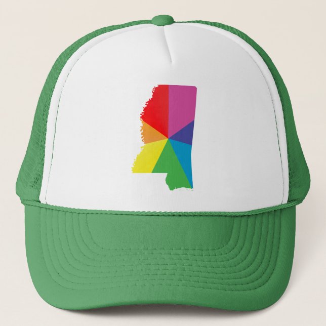 mississippi pride trucker hat (Front)
