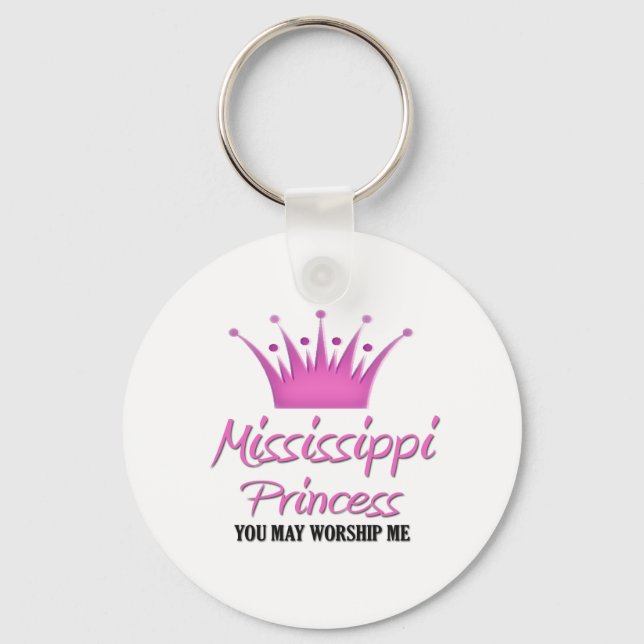 Mississippi Princess Key Ring (Front)