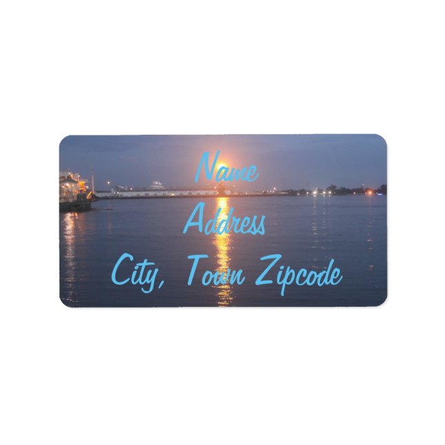 Mississippi River Address Labels (Front)