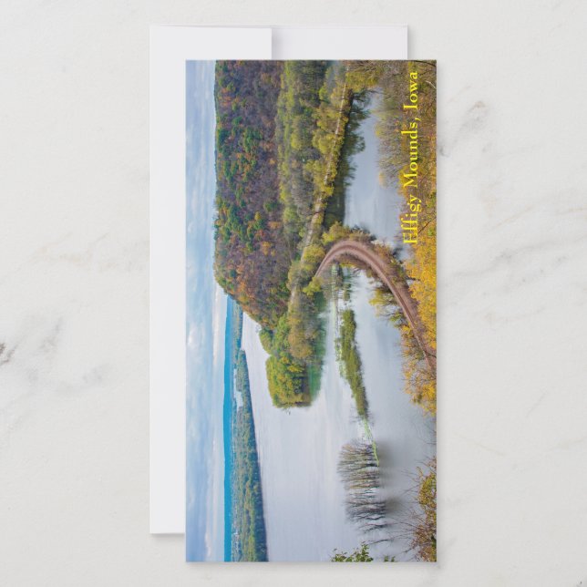 Mississippi River and Wooded Bluffs (Front)