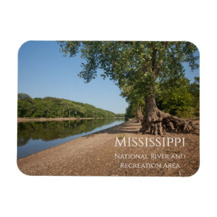 Mississippi River at Hidden Falls, St. Paul, MN Magnet