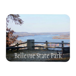 Mississippi River, Bellevue State Park, Iowa Magnet