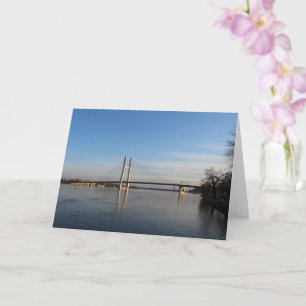 Mississippi River Burlington Iowa All Occasions Card