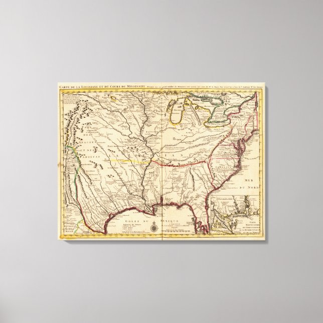 Mississippi River Canvas Print (Front)