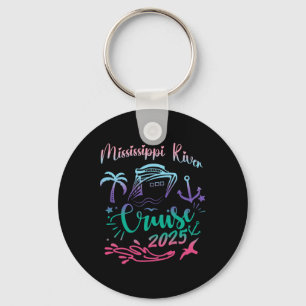 Mississippi River Cruise 2025 Family Vacation Trip Key Ring