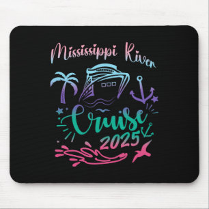 Mississippi River Cruise 2025 Family Vacation Trip Mouse Mat