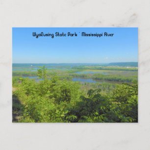Mississippi River View from Wyalusing State Park P Postcard