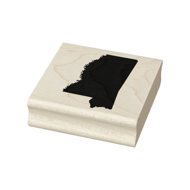 Mississippi Solid Rubber Art Stamp (Stamp)