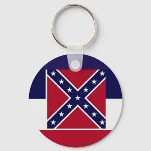MISSISSIPPI STATE FLAG KEY RING