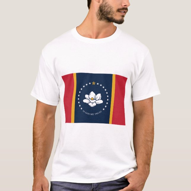 Mississippi State Flag T-Shirt (Front)