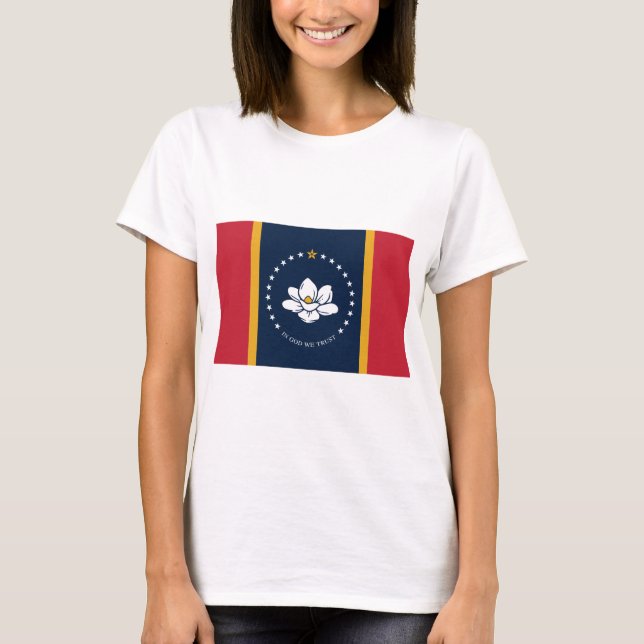 Mississippi State Flag T-Shirt (Front)