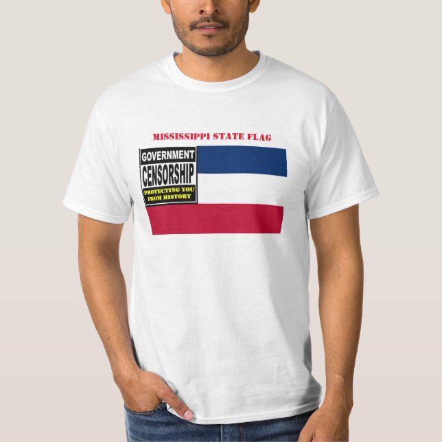 MISSISSIPPI STATE FLAG T-Shirt (Front)