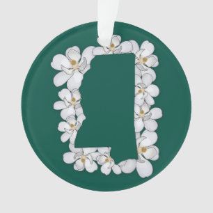 Mississippi State Flower Ornament