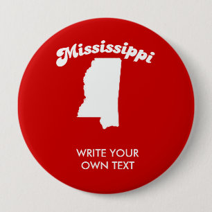 MISSISSIPPI STATE MOTTO T-SHIRT T-shirt 10 Cm Round Badge