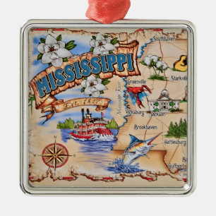 Mississippi State Ornament