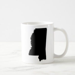 Mississippi State Outline Coffee Mug