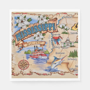 Mississippi State Party Napkin