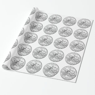 Mississippi State Quarter Wrapping Paper
