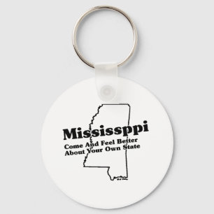 Mississippi State Slogan Key Ring
