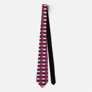 Mississippi Text Flag Tie