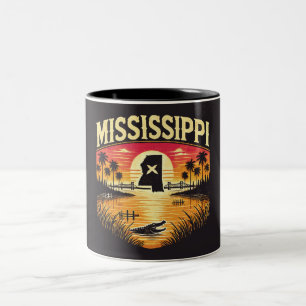 Mississippi Two-Tone Coffee Mug