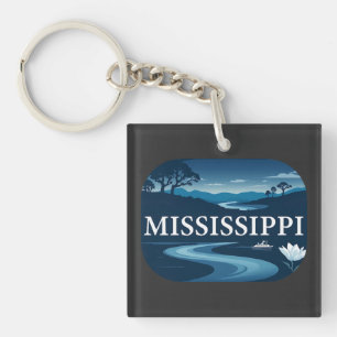 Mississippi United States of America Key Ring