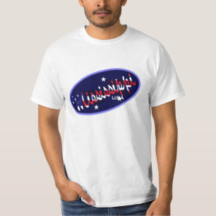 Mississippi USA flag colours t-shirt