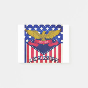 Mississippi USA Flag Post-it Notes