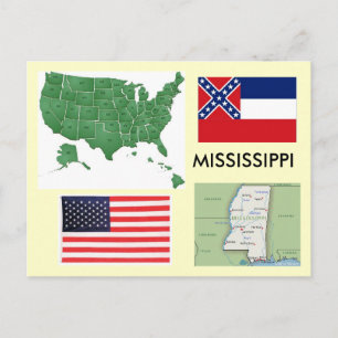 Mississippi USA Postcard