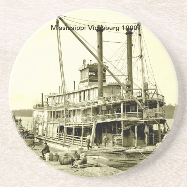 Mississippi Vicksburg Coaster (Front)