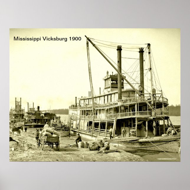 Mississippi Vicksburg  Print (Front)