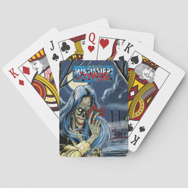 Mississippi Zombie V1 design playing cards (Back)
