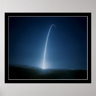 Missle launch poster