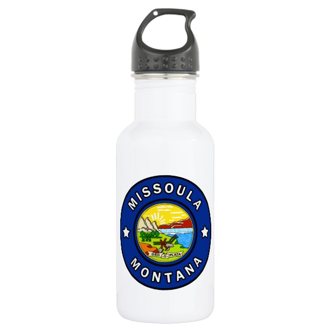 Missoula Montana 532 Ml Water Bottle (Front)