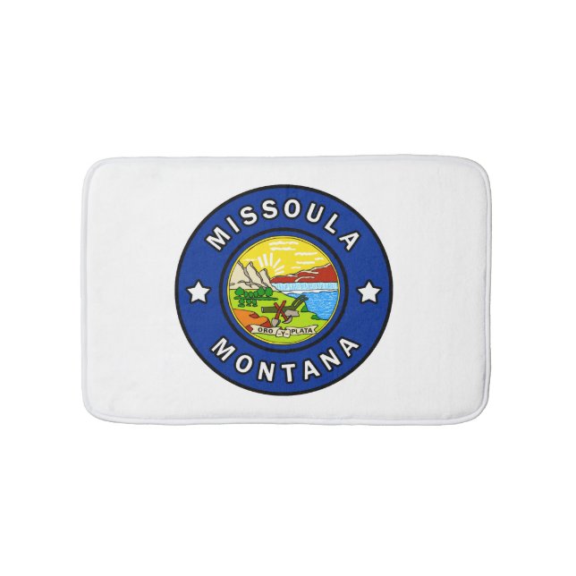 Missoula Montana Bath Mat (Front)