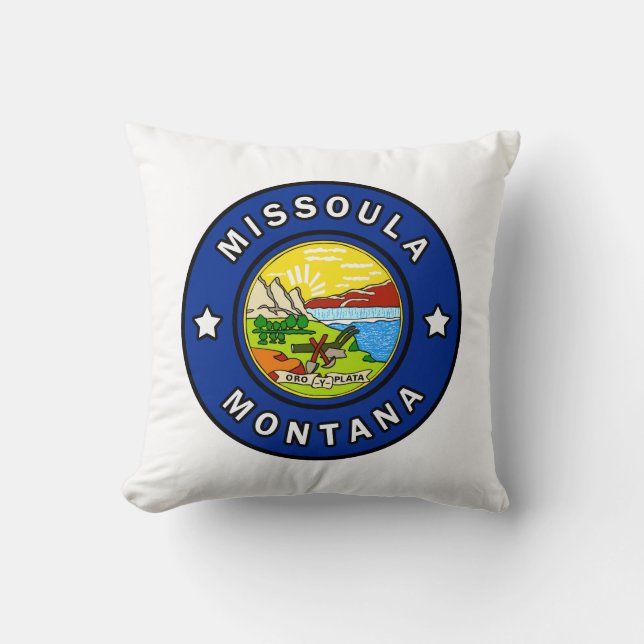 Missoula Montana Cushion (Front)