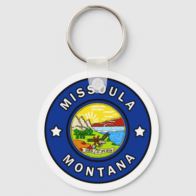 Missoula Montana Key Ring (Front)